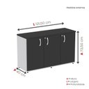 Ver imagem 4 de Armário para Escritório 3 Portas Credenza