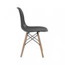 Ver mais imagens de Conjunto Sala de Jantar Mesa Eiffel 120x75cm Tampo MDF com 4 Cadeiras Eiffel PP Preto