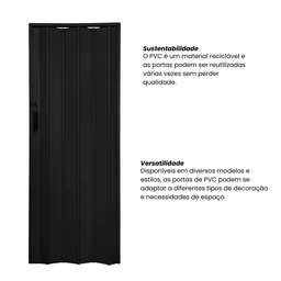 Porta Sanfonada PVC 210x0,72cm Bariri - 6