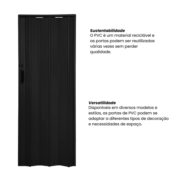 Porta Sanfonada PVC 210x0,72cm Bariri | MadeiraMadeira