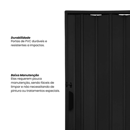Porta Sanfonada PVC 210x0,72cm Bariri - 4