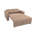 Ver imagem 3 de Sofá Cama Reclinável 2 Lugares com Almofadas 140 Lag Drika Matrix