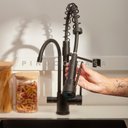 Ver imagem 5 de Torneira para Cozinha Gourmet Misturador Monocomando com Dupla Saída Carandaí Pingoo.casa - Preto