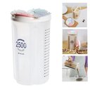 Ver imagem 1 de Pote 4 em 1 Dispenser Porta Mantimentos Lavanderia Sabao em Pó Quadruplo Alimentos Multiuso Cereal C