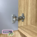 Ver imagem 5 de Balcão 120cm 3 Portas 1 Gaveta com Tampo Versalhes Freijó/Gris