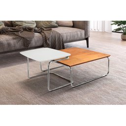 Mesa de Centro Lf 016 Tampo Laminado Braco/cromado - 2