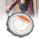 Ver imagem 2 de Disco Corrente Motosserra Esmerilhadeira Corte Desbaste Madeira P/ Lixadeira