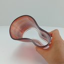 Ver imagem 3 de Vaso Decorativo Enfeite 15x16x9cm Vidro Laranja Zingaro