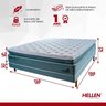 Cama Box Queen Colchão 198x158x42cm Base Fresh Night Hellen Colchões - 3