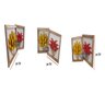 Kit quadros rústicos decorativo em madeira banana/pimenta artesanal - 7