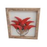 Kit quadros rústicos decorativo em madeira banana/pimenta artesanal - 2