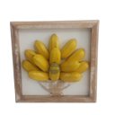 Ver imagem 3 de Kit quadros rústicos decorativo em madeira banana/pimenta artesanal