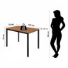 Mesa Tubo 110x72cm Tampo MDP BP Mega  - 3