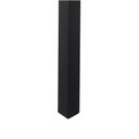 Ver imagem 5 de Mesa Tubo 110x72cm Tampo MDP BP Mega Preto/Amêndoa