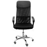 Cadeira Escritório Presidente Mesh e Tecido Preta - 2
