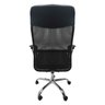 Cadeira de Escritório Presidente Mesh Best Chair Original Couro Tecido Preta - 6