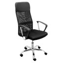 Ver imagem 3 de Cadeira de Escritório Presidente Mesh Best Chair Original Couro Tecido Preta