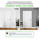 Ver imagem 6 de Rodameio Boiserie Adesivo Kit Cortado Porta 60x140 E 40x120