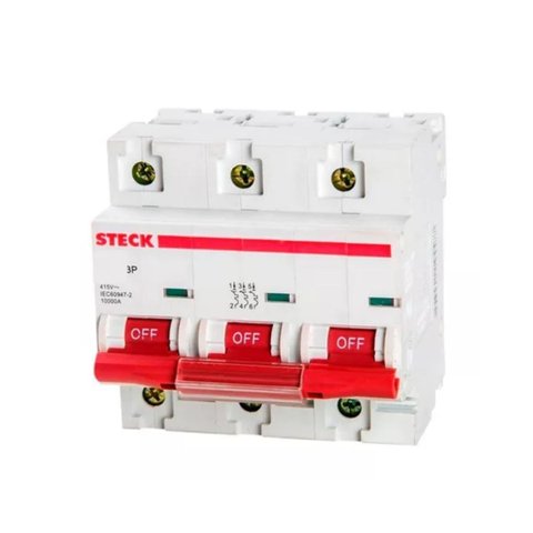 Disjuntor 03 Polos/tripolar Curva C 70a Steck
