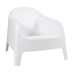 Kit 2 Cadeiras Poltrona para Jardim Varanda Skarpo Branco - 2