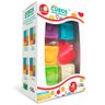 Brinquedo Infantil Didático Cubos para Empilhar Pais e Filhos Ref: 10821 Un - 1
