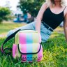 Mochila Feminina Bolsa Pequena Passeio Jovem 22x25 Arco-Íris - 3