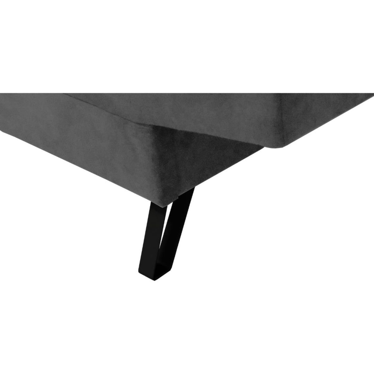 Sofá Cama 3 Lugares Com Almofadas Decorativo 180 cm Chicago Suede Cinza - 7
