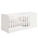 Ver imagem 2 de Berço Americano Multifuncional Atlanta Branco Brilho - Reller Móveis