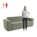 Ver imagem 4 de Sofá 3 Lugares Sync Kappesberg 236cm Boucle Menta