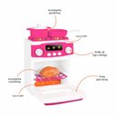 Ver imagem 2 de Fogão com Forno Grill Infantil Elétrico - Casa Encantada - Zippy Toys