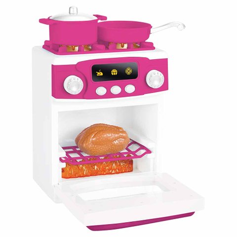 Fogão com Forno Grill Infantil Elétrico - Casa Encantada - Zippy Toys