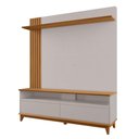 Ver imagem 3 de Rack com Painel Tv até 65” 2 Portas Nt1335 Off White/freijó