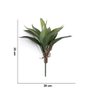 Folha Artificial Agave com Raiz X13 para Arranjos Verde 25 Cm F04 - D'rossi - 2