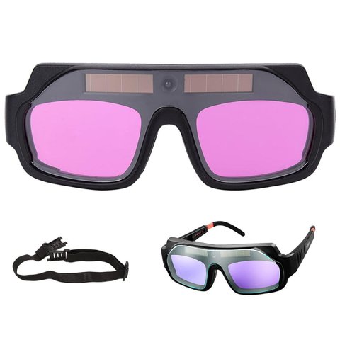 Oculos de Solda Solar Anti Reflexo Epi Escurecimento Automatico Uv Haste Regulavel Eletrodo Soldador