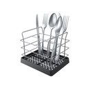 Ver imagem 1 de Porta Talheres em Aço com Fundo em Plástico - Stolf Preto