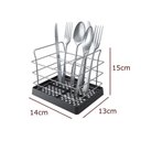 Ver imagem 2 de Porta Talheres em Aço com Fundo em Plástico - Stolf Preto