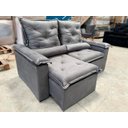 Ver imagem 5 de Sofá Retrátil Reclinável 1,60 m Cinza 202 Athenas