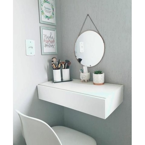 Penteadeira Suspensa Porta Maquiagem 60cm