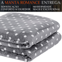 Ver imagem 2 de Coberto Solteiro Infantil Grosso Romance Super Quentinha Petit Poá:cinza