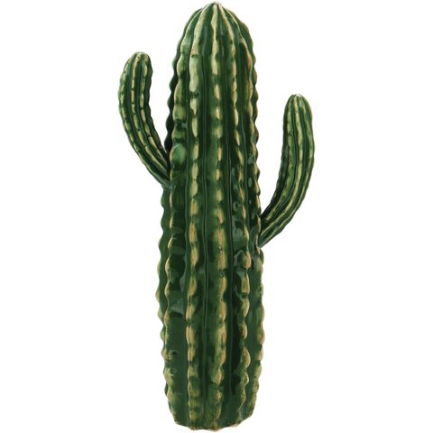 ÁRIDOS ADORNO 71x32x20cm CERÂMICA VERDE CACTUS