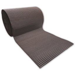 Tapete Passadeira Emborrachada Pvc Antiderrapante 0,43x4,00m Marrom - 1 Tapete Passadeira Emborrachada Pvc Antiderrapante 0,43x4,00m Marrom - 1