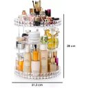 Ver imagem 4 de Organizador Porta Maquiagem Giratório 360° Acrílico