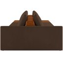 Ver imagem 6 de Sofá Ilha Modular para Sala 232cm com Puff Dublin K01 Veludo Marrom Sintético Caramelo - Lyam Decor