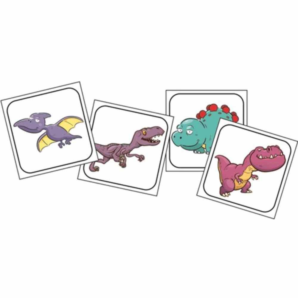 Jogo da Memória Dinossauros - Brinquedo Educativo em Madeira