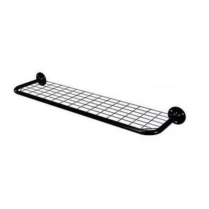 Prateleira com tela para lavanderia:Preto