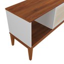 Ver imagem 3 de Rack para TV 75 Polegadas Viena Madeira Maciça 2 Portas 180cm Telinha Branco - Apaixone & Decore