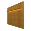 Ver imagem 3 de Painel Ripado para TV até 75 Polegadas 100% MDF com LED 185CMX250CM Nobre Marrom