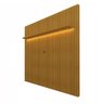 Painel para TV até 75 Polegadas Ripado com LED 185cm 100% MDF Nobre - 4