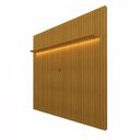 Ver imagem 1 de Painel Ripado para TV até 75 Polegadas com LED 100% MDF 185cmx250cm Nobre