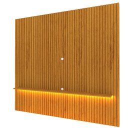 Painel para TV até 90 Polegadas Ripado com LED 230cm 100% MDF Nobre - 14